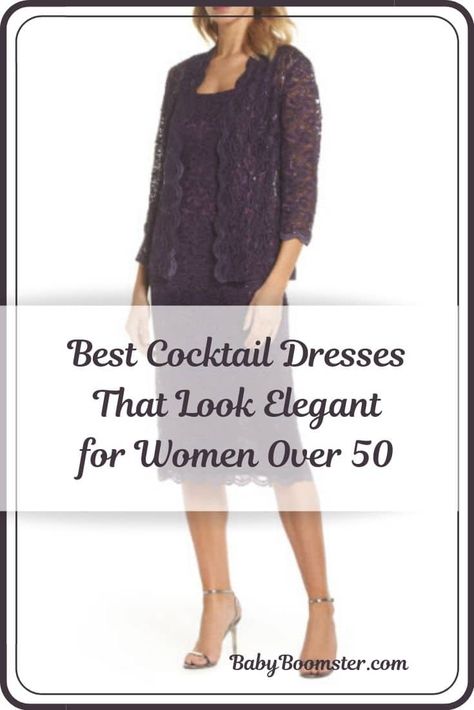 A collection of cocktail dresses with older women in mind with body or weight flaws. Classy Dresses For Women Over 50, Womens Cocktail Dresses Classy, Dress For Women Over 50 Special Events, Older Women Cocktail Dresses, Cocktail Dress Over 60, Special Event Dresses For Women Over 50, Cocktail Dress For Women Over 50 Summer, Cocktail Dress Classy Evening Over 50, Best Dresses For Women Over 50