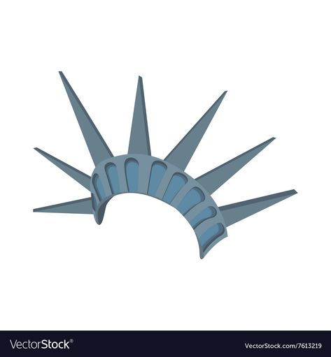 Diy Statue Of Liberty Crown, Diy Statue Of Liberty Costume, Diy Statue, Crown Cartoon, Statue Of Liberty Crown, Statue Liberty, Crown Drawing, Liberty And Justice For All, 2024 Ideas