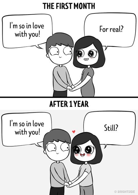 Funny Comics Compare Fresh Relationships To The Ol' Comfortable Phase - Memebase - Funny Memes Memes Amor, Couple Memes, Relationship Comics, Memes For Him, Relationship Images, Cute Couple Comics, Funny Relationship Jokes, Funny Relationship Memes, Funny Relationship Quotes