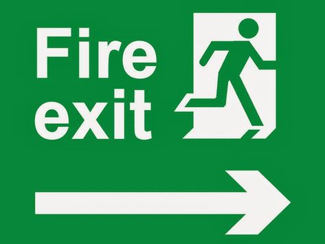 Health And Safety Fire Exit Sign, Food Safety Posters, Safety Signs And Symbols, Hospital Signage, Safety Signage, Health And Safety Poster, Fire Exit, School Field, Hazard Sign