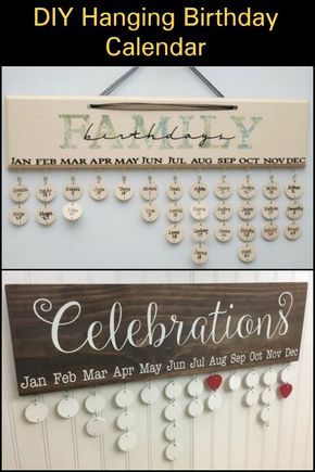 Diy Birthday Sign, Birthday Reminder Board, Family Birthdays Sign, Birthday Board Diy, Birthday Calendar Board, Calendrier Diy, Calendar Birthday, Family Birthday Calendar, Family Celebrations Board