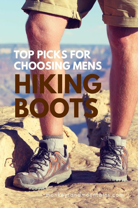 Regardless of which type of hike you prefer, the right pair of boots can keep your feet happy when it comes to keeping feet comfortable, dry, and warm during cold weather hikes. while you’re out there exploring nature. #hiking #hikingboots #hikingoutfit #hikingoutfitsummer #hikingaesthetic #boots #bootsoutfitmen #hikinggear Men Hiking Outfit, Hiking Outfit Men, Comfortable Hiking Boots, Overall Men, Hiking Boots For Men, Lightweight Hiking Boots, Mid Height Boots, Boots Outfit Men, Best Hiking Shoes