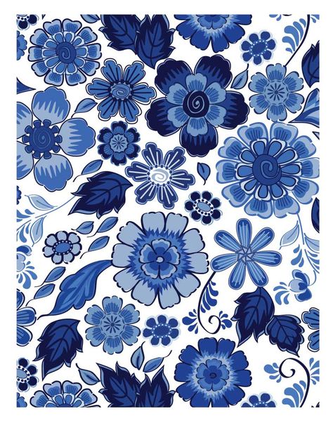 Delft Tattoo, Dutch Pattern, Chinese Prints, Blue And White Flowers, Blue Inspiration, Delft Blue, 수채화 그림, Quilt Design, Blue Pottery