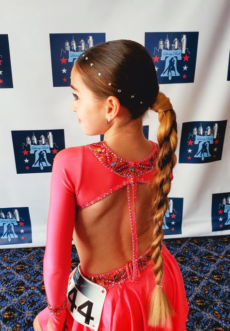 Hairstyles For Jazz Dance, Dance Competition Hairstyles Lyrical, Hair Ideas For Dance Competition, Dancing Hairstyles Competition, Dance Hairstyles Competition Acro, Dance Solo Hairstyles Lyrical, Dance Tryout Hairstyles, Dance Team Hairstyles Hip Hop, Color Gaurd Hairstyles