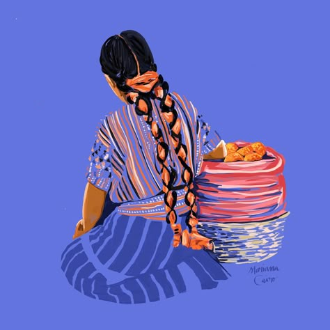 Lady at the market 🌻 can you guess what is she selling? 🫀 25/30 #womenillustration #ilustradoramexicana #artofhumanity #guatemalaart #mayanculture #mayanwomen #indigenous #indigenas #indigenouswomen #womenofillustration #sketchoftheday Indigenous Women Art, Latina Illustration, Mexican Art Painting, Native American Church, Dia De Los Muertos Decorations Ideas, Mexican Artwork, Mexican Paintings, Peruvian Art, Ballet Folklorico