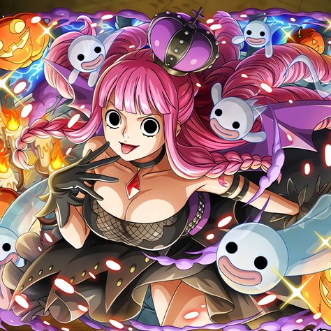 treasure cruise halloween 🎃 One Piece Birthdays, Tatsumaki One Punch Man, One Piece Movies, Birthday Illustration, Anime Halloween, One Peice Anime, Halloween Icons, Mecha Anime, One Piece Images