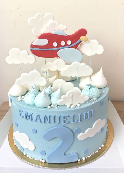 Plane Cake Design, Plane Cakes For Boys, Fondant Aeroplane, Aeroplane Theme Birthday Party, Aviation Cake Ideas, Airplane Cakes For Boys, Airplane Theme Cake, Plane Birthday Cake, Aeroplane Cake