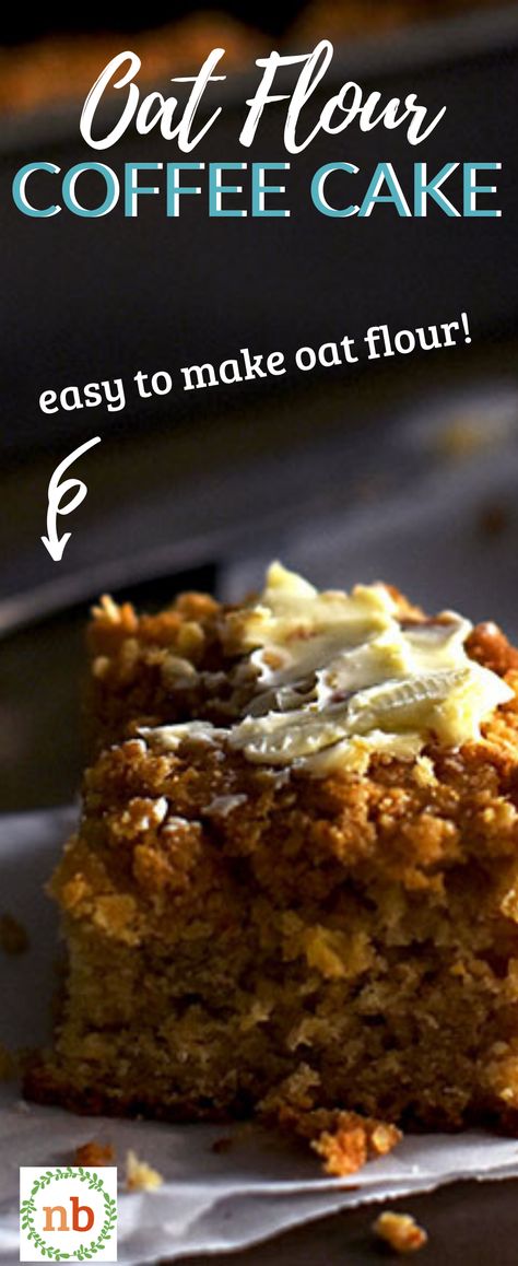 Muffins Oatmeal, Oatmeal Benefits, Oat Cake Recipes, Gluten Free Coffee Cake, Classic Coffee Cake, Cinnamon Streusel Coffee Cake, Oat Flour Recipes, College Food, Streusel Coffee Cake