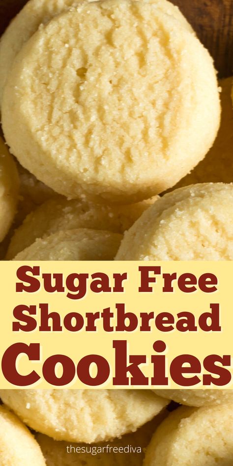 Sugar Free Baking Recipes, Sugar Free Cookie Recipes, Sweets For Diabetics, Dolce Poche Calorie, Sugar Free Desserts Easy, No Sugar Desserts, Hp Sauce, Low Sugar Desserts, Biscuits Diététiques