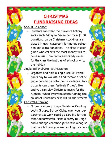 Relay For Life Christmas Fundraising Ideas Pto Fundraising Ideas Christmas, Relay For Life Fundraising Ideas Schools, Christmas School Fundraiser Ideas, Preschool Fundraiser Ideas, Fundraising Ideas Christmas, School Fundraising Ideas Elementary, Christmas Fundraiser Ideas, Fundraising Incentives, Pta Fundraising Ideas