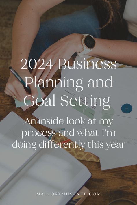 Giving you an inside look at my 2024 business planning and goal setting process. Tactical strategies to help you plan ahead as well as what I'm doing differently this year. 2024 Small Business Goals, Business Planning Template, 2024 Goal Planning, 2024 Business Goals, 2024 Goal Setting, How To Grow Your Business, 2024 Business Ideas, Business Strategy Plan, Business Goals Ideas