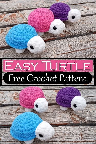 [Collection] Crochet Turtle Free Pattern, Easy Crochet Turtle, Free Crochet Turtle, Crochet Turtle Pattern Free, Crochet Sea Animals, Stuffy Pattern, Turtle Patterns, Crochet Stuffy, Toy Crochet Patterns