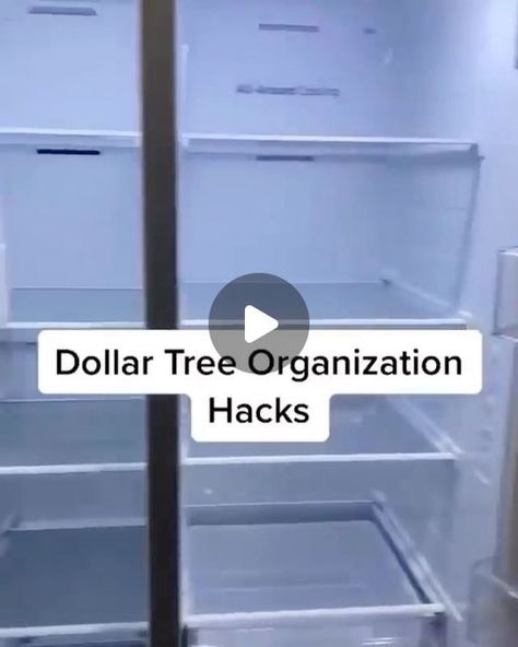 Jen Watson | Cleaning, Organizing, Home Tips & more. on Instagram: "Use dollar tree products to organize your fridge!🤗 What this video shows is about $15 worth of products. What a deal!!👏🏽 . . . . . . . . . . . . . . . . . . . . . . . . . . . . . #organizing #dollartree #storagesolutions #organized #organize #momlife #organizedchaos #organised #organization #organizedhome #decluttering #organisation #momhacks #dollartreecommunity #cleankitchen #organizedlife #organizedfamily #dollartreehacks Cleaning Pantry Organization, Organize Kitchen Cabinets Dollar Tree, Organizing Ideas For Fridge, How To Organize My Fridge, How To Organise A Kitchen, Fridge Organizing Ideas, Fridge Organizer Ideas, Dollar Tree Fridge Organization Ideas, Chip Organization Storage Ideas