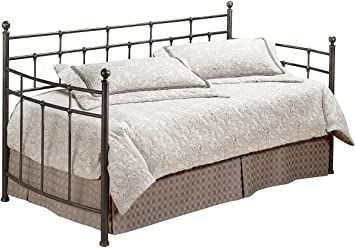 Hillsdale Providence Metal Twin Daybed, Bronze Metal Spindles, Metal Daybed, Brass Bed, Hillsdale Furniture, Daybed With Trundle, Smart Furniture, Twin Mattress, Trundle Bed, Space Furniture