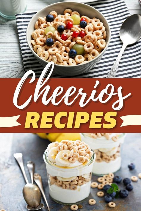 Cherios Recipes, Recipe Using Cheerios, Cheerio Treats, Cheerios Recipes, Chicken Fingers Baked, Cereal Cookies, Sleeveless Sweaters, Sequencing Pictures, Easy Baby Food Recipes