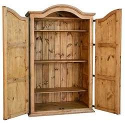 Hacienda Rustic Wardrobe Armoire Rustic Wardrobe, Closet Armoire, Solid Wood Wardrobes, Wood Armoire, Rustic Hardware, Rustic Cabinets, Bedroom Armoire, Solid Wood Shelves, Large Closet