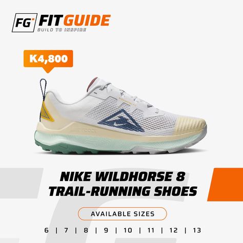 Explore the trails like never before with the Nike Wildhorse 8 Men's Trail-Running Shoes. Get a pair for only K4,800. #FitGuide #NikeWildhorse8 #TrailRunning #TrailReady #RunWild #Trailblazer #MountainRunning Mountain Running, Mens Trail Running Shoes, Rolling Hills, Trail Running Shoes, Trail Running, Running Shoes, Running, Nike, Pins