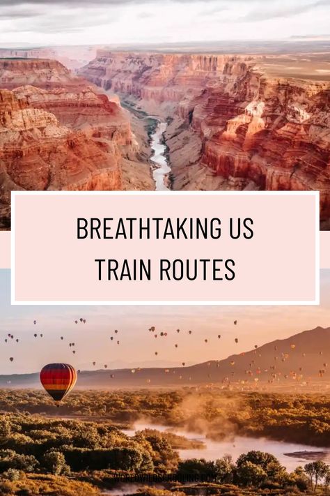 Travel by rail and soak in breathtaking views on these panoramic U.S. train rides. Napa Valley Wine Train, Grand Canyon Railway, Scenic Train Rides, Caribbean Destinations, Train Route, Scenic Railroads, Tropical Destinations, Beaches In The World, Train Rides