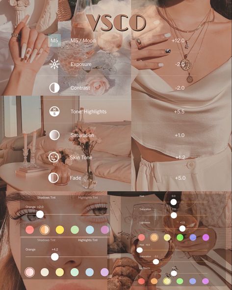 Vsco Coquette Filter, Vsco Themes Free, Vsco Filter Aesthetic, Vsco Filter Instagram, Vsco Themes, Vsco Tutorial, Best Vsco Filters, Vintage Photo Editing, Photography Tips Iphone
