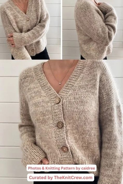 Slouchy Cardigan Knitting Pattern, Knitted Cardigan Patterns For Women, Womens Cardigan Knitting Patterns Free, Cable Knit Cardigan Pattern Free, Knitting Patterns Free Cardigans Ladies Double Knit, Free Ladies Cardigan Knitting Patterns, Knitted Sweater Designs For Women, Free Knitting Patterns For Women Sweater Cardigans, Fall Knit Cardigan