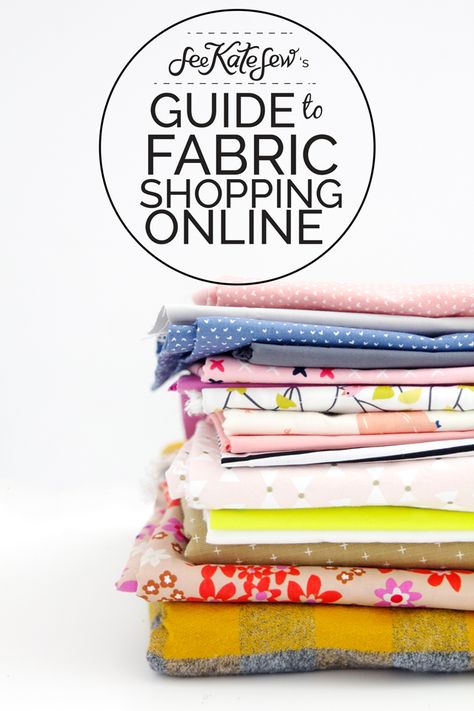 Guide to Fabric Shopping Online Fabric Shops Online, Fabric Shopping, Creeper Minecraft, Beginner Sewing Projects Easy, Sewing Fabrics, Leftover Fabric, Sewing Projects For Beginners, Love Sewing, Sewing Tips