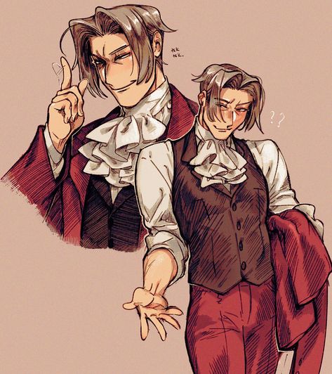 Miles Edgeworth, Apollo Justice, Phoenix Wright, Ace Attorney, Lawyer, Sailor Moon, Art Style, Favorite Character, Phoenix