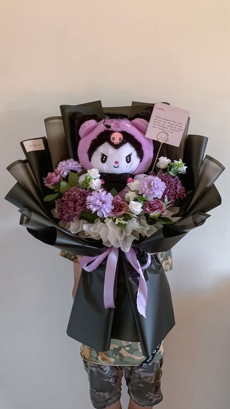 Plushy Bouquet, Kuromi Bouquet, Cosmo Flower, Cosmos, Flowers