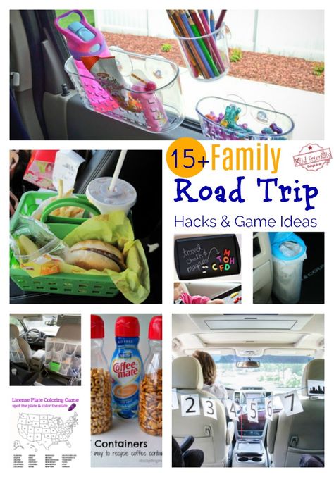 Toddler Road Trip, Travel Hacks Kids, Trip Hacks, Road Trip Food, Road Trip Activities, Road Trip Snacks, Family Road Trip, Road Trip Games, Travel Essentials List