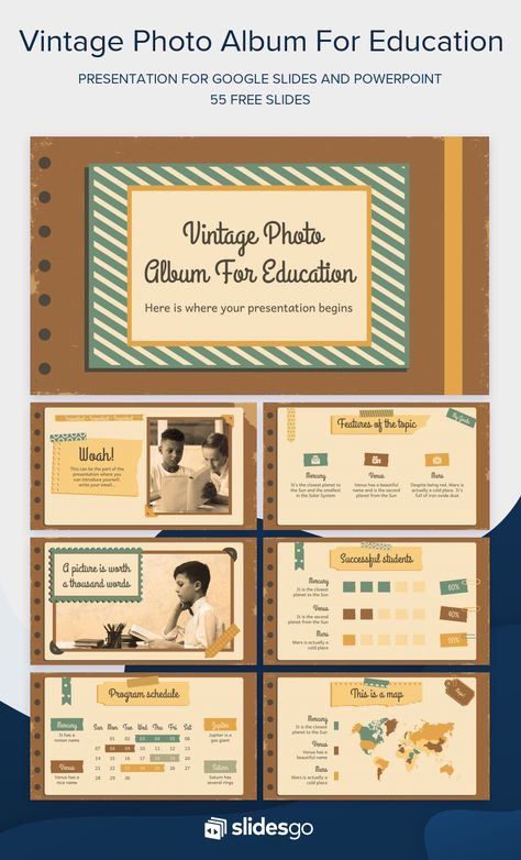 Power Point Templates Aesthetic, Vintage Powerpoint Design, Scrapbook Themed Powerpoint, Ppt Template Free Download Slide Design, Vintage Powerpoint, Vintage Powerpoint Template, History Template Powerpoint, Ppt Template Free Download, School Powerpoint Templates