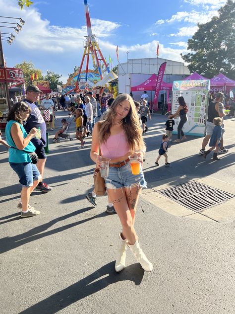 #fair #carnival #festival #outfits #festivalfashion #summer #western #westernwear #utah #drinks #games #food #fairfashion Carnival Festival Outfits, Outfit Ideas Carnival, Carnival Fits, Fair Outfit Ideas Carnival, Fair Outfit Ideas, Fair Carnival, Fair Outfit, Fair Outfits, Carnival Festival