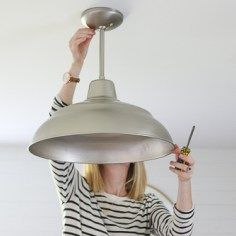 How to install a light fixture all by yourself. This DIY project is simple and easy for anyone to tackle. No need to hire an electrician! Change A Light Fixture, Change Light Fixture, Installing Light Fixture, Zen Den, Diy Light Fixtures, Bedroom Light Fixtures, Bedroom Space, Statement Lighting, Under The Lights