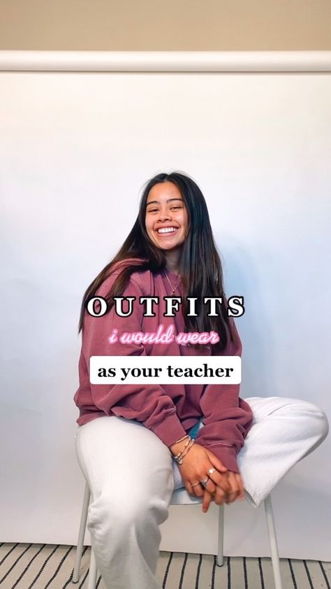 kaitlynedejer on Instagram: this was SO much fun to make :) which teacher was ur fav? 📚🌱🎾 . #outfitinspo #teachersofinstagram #teacheroutfitideas #teachers… Lazy Teacher Outfits, Dress Like A Teacher, Fun Teacher Outfits, Teacher Outfits, T Shirts For Women, Outfit Inspo, Women's Top, How To Wear, T Shirt