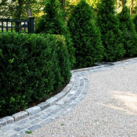 Driveway Design Ideas, Front Garden Ideas Driveway, Patio Extension, Porch Wedding, Darien Connecticut, Garden Ideas Driveway, Driveway Edging, Driveway Entrance Landscaping, Driveway Ideas