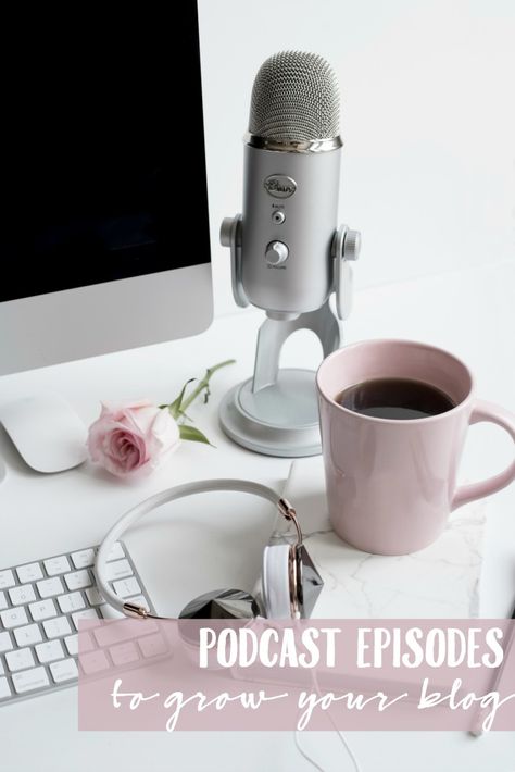 Interested in growing your blog, take a listen to these podcast episodes from my podcast, Boss Girl Creative on how to grow your blog. Digital Marketing Logo, Podcast Setup, Podcast Tips, Podcast Topics, Podcast Studio, Starting A Podcast, Entrepreneur Inspiration, Styled Stock Photos, Marca Personal