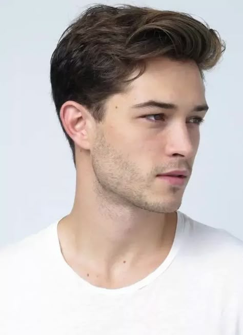 Men's Medium Haircuts 2024: Wavy Styles, Length Flow & Thick Hair Looks Men’s Tousled Hair, Men Medium Haircut Styles, Timeless Mens Hairstyles, Guy Haircuts Medium Length, Mens Clean Haircut, Cool Guy Hairstyles, Thick Hair Styles Men, Medium Wavy Haircuts Men, Haircut Inspo For Wavy Hair