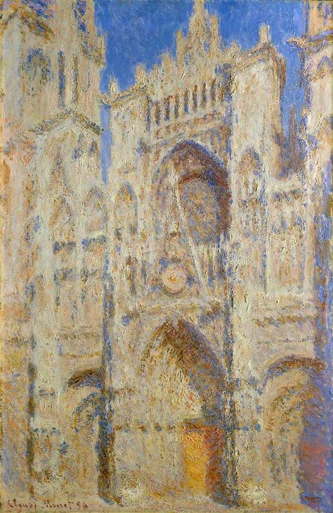 13. Claude Monet, Rouen Cathedral, Portal In The Sun, 1894 Rouen Cathedral, Artist Monet, Monet Poster, Claude Monet Paintings, Monet Art, Monet Paintings, Peter Paul Rubens, Pierre Auguste Renoir, National Gallery Of Art