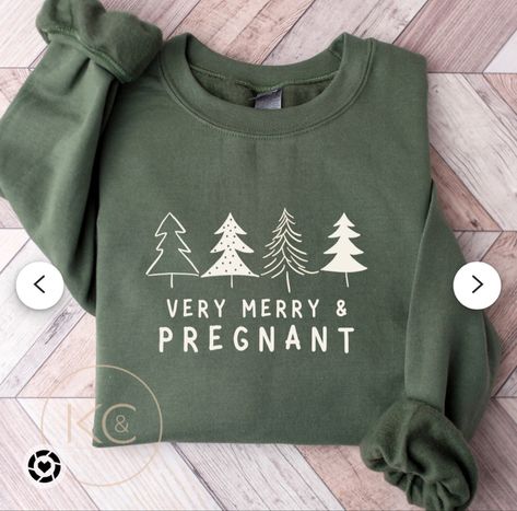 Bump friendly style maternity sweater holiday sweater Very Merry And Pregnant, Merry And Pregnant Sweatshirt, Merry And Pregnant, Pregnant Christmas Sweater, Fall Pregnancy Shirts, Pregnancy Announcement Shirts For Couple, Letrozole Baby Announcement, Mom And Dad Shirts Pregnancy, Maternity Shirts Vinyl