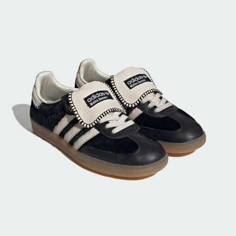 adidas Wales Bonner Samba Pony Tonal Low Trainers - Black | Unisex Lifestyle | adidas US Adidas Wales Bonner, Wales Bonner Samba, Adidas Samba Black, Collage Outfits, Samba Shoes, Outfit Pieces, Urban Shoes, Wales Bonner, Sneakers Street Style