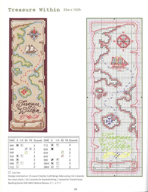 treasure within 828×1075 Map Bookmark, Cross Stitch Bookmark, Stitch Bookmark, Treasure Map, Cross Stitch Books, Pola Kristik, Cross Stitch Bookmarks, Stitch Book, Cross Stitch Borders