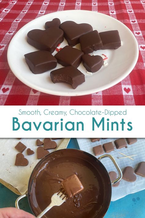 Chocolate Mints Candy, Chocolate Dipped Treats Parties, Chocolate Mint Meltaways Recipe, Meltaways Candy, Christmas Candies Homemade, Mint Meltaways Recipe, Peanut Butter Meltaways, Melted Chocolate Recipes, Chocolate Meltaways