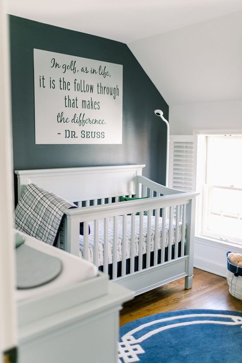 Golf Theme Bedroom Decor, Golf Inspired Bedroom, Golf Inspired Nursery, Golf Nursery Decor, Golf Themed Nursery Ideas, Boys Golf Bedroom, Golf Bedrooms For Boys, Golf Nursery Ideas, Golf Baby Nursery