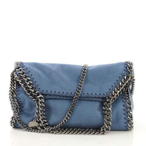 Jeans Handbag, Stella Mccartney Handbags, Simply Fashion, Stella Mc, Stella Mccartney Falabella, Stella Mccartney Bag, Diy Bags, Blue Denim Jeans, Powder Blue