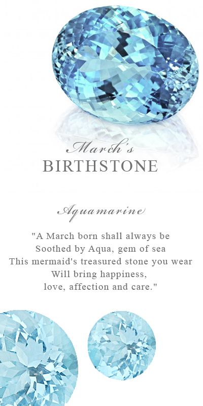 March Birthstone: Aquamarine www.advancedjc.com #aquamarine #birthstone #gemstone March Birth Stones, March Stone, Birthstones Meanings, Ethereal Core, Birth Month Stones, Aquamarine Birthstone, March Born, March Month, Sapphire Rings