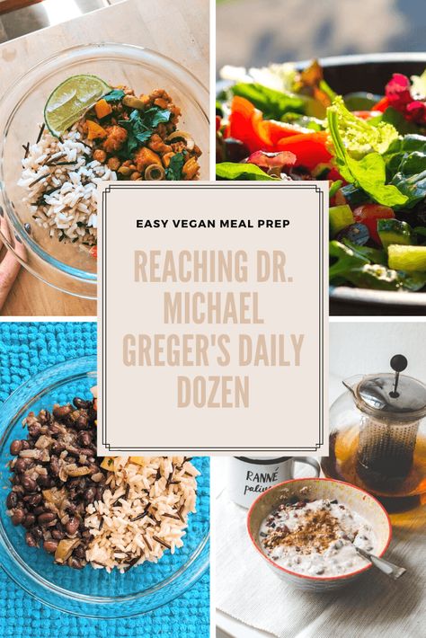 How Not To Diet Recipes, Daily Dozen Breakfast, Daily Dozen Smoothie, Daily Dozen Dr Greger, Daily Dozen Meals, How Not To Die Meal Plan, Dr Greger Recipes Plant Based, Plant Based For Diabetics, Michael Greger Recipes