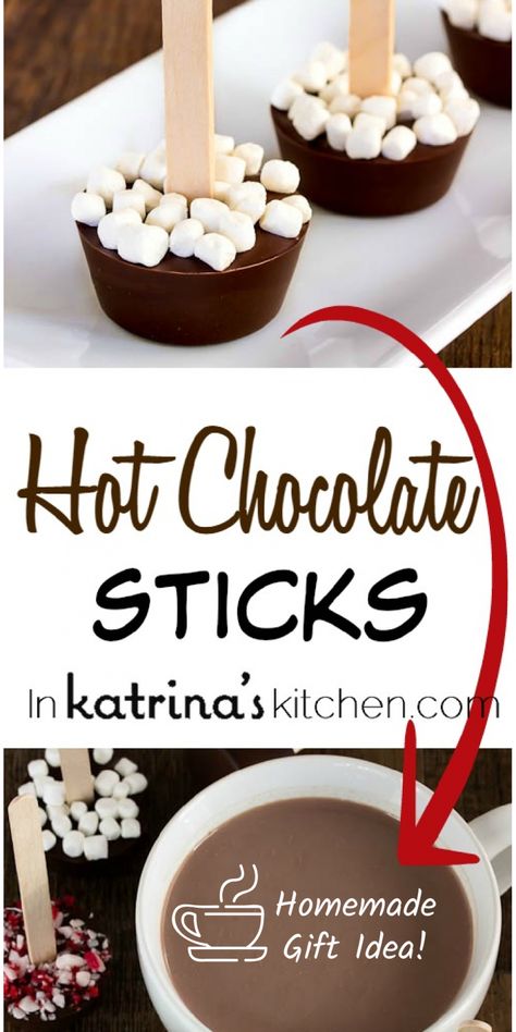 Hot Choc Sticks, How To Make Hot Chocolate On A Stick, Hot Coco Spoon, Hot Chocolate Sticks Diy, Hot Cocoa On A Stick Recipe, Hot Cocoa Stir Sticks, Hot Chocolate Stirrers Recipe, Hot Chocolate Stir Sticks, Hot Chocolate Sticks