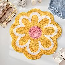 Funny Bath Mat, Flower Bath Mat, Bedside Rugs, Floor Rugs Living Room, Cute Bath Mats, Flower Rug, Bedside Rug, Plush Rug, Tianjin