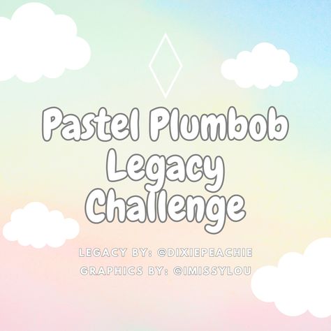 Pastel Plumbob Legacy Challenge - Graphics Sims 4 Fruity Legacy Challenge, Sims 4 Family Challenges, Sims4 Challenge Ideas, Sims 4 Legacy Challenge Rules, Sims 4 Cas Challenge Ideas, Explore Everything Legacy Challenge, Sims4 Legacy Challenge, Sims Legacy Challenge Ideas, Sims 4 Challenges Legacy