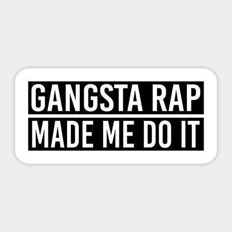 Rap Stickers, Sweary Coloring Book, Small Stickers, Cute Laptop Stickers, Music Stickers, Gangsta Rap, Rap Music, Diy Shirt, Cool Stickers