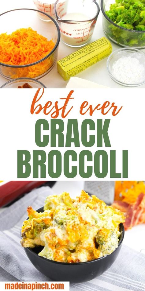 Frozen Broccoli Recipes, Casserole With Cheese, Broccoli Recipes Healthy, Broccoli Side Dish, Broccoli Bacon, Delicious Broccoli, Broccoli Dishes, Veggie Casserole, Raw Broccoli