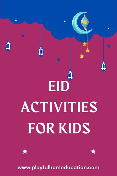 Eid themed Activities and free worksheet for Kids to Celebrate and Learn about the Islamic festival of Eid 🌟 Discover the cultural significance of Ramadan, Eid al-Fitr, and Eid al-Adha 🌟 Enjoy hands-on crafts, Eid greeting cards and Eidi envelopes 🌟 Explore themed quiz activities, coloring pages, mazes, and other printables for kids of all ages #EidActivities #KidsCrafts #EidCelebration #EidAlFitr #EidAlAdha #IslamicFestivals #LearningThroughPlay #CulturalActivities #CulturalEducation Eid Games For Kids, Eid Worksheets For Kids, Eid Activity For Preschool, Eid Activities For Kids, Eid Crafts For Kids, Eid For Kids, Preschool Activities Art, Eid Games, Eid Activities